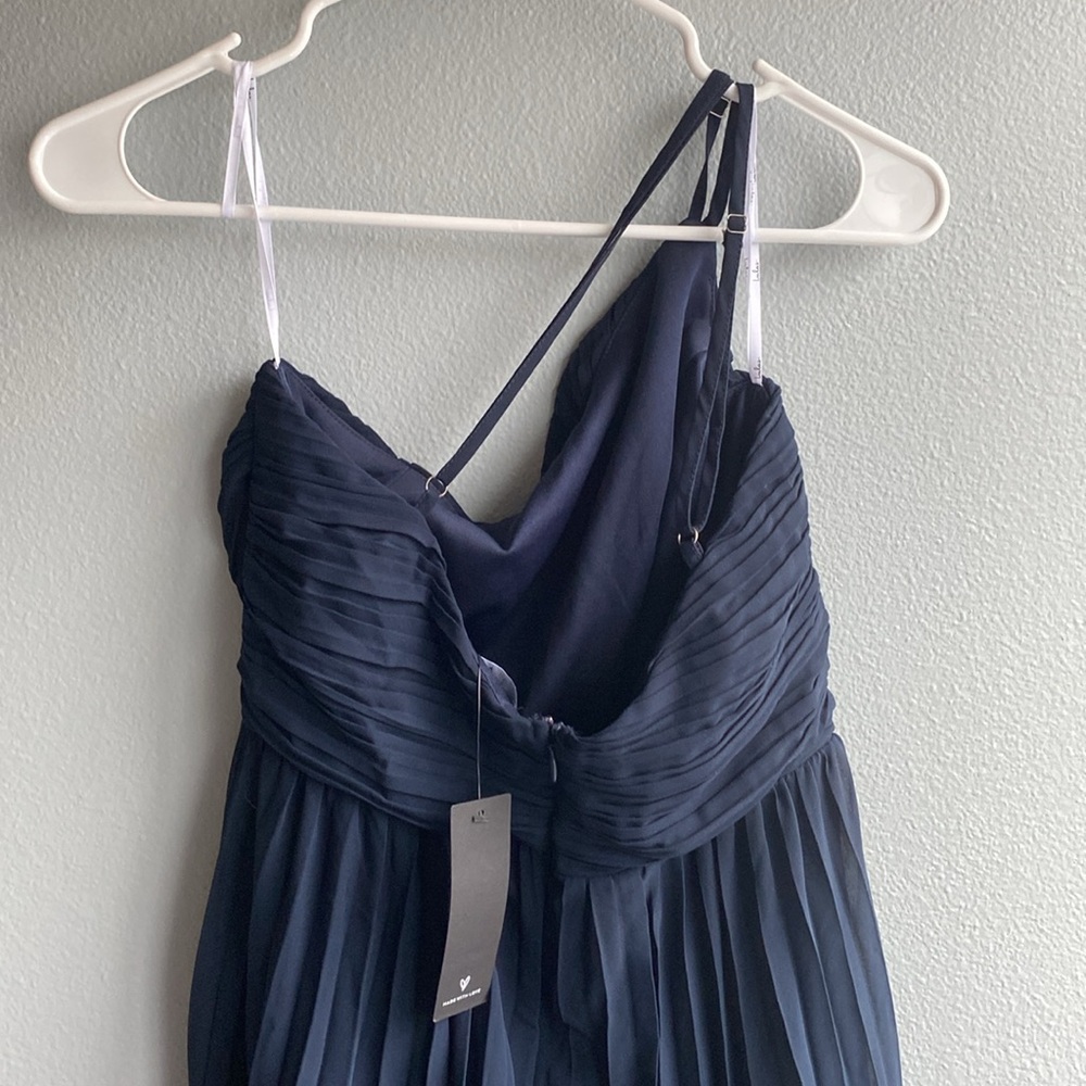 Lulus Women’s Pleated Asymmetrical Dress - Picture 5 of 8